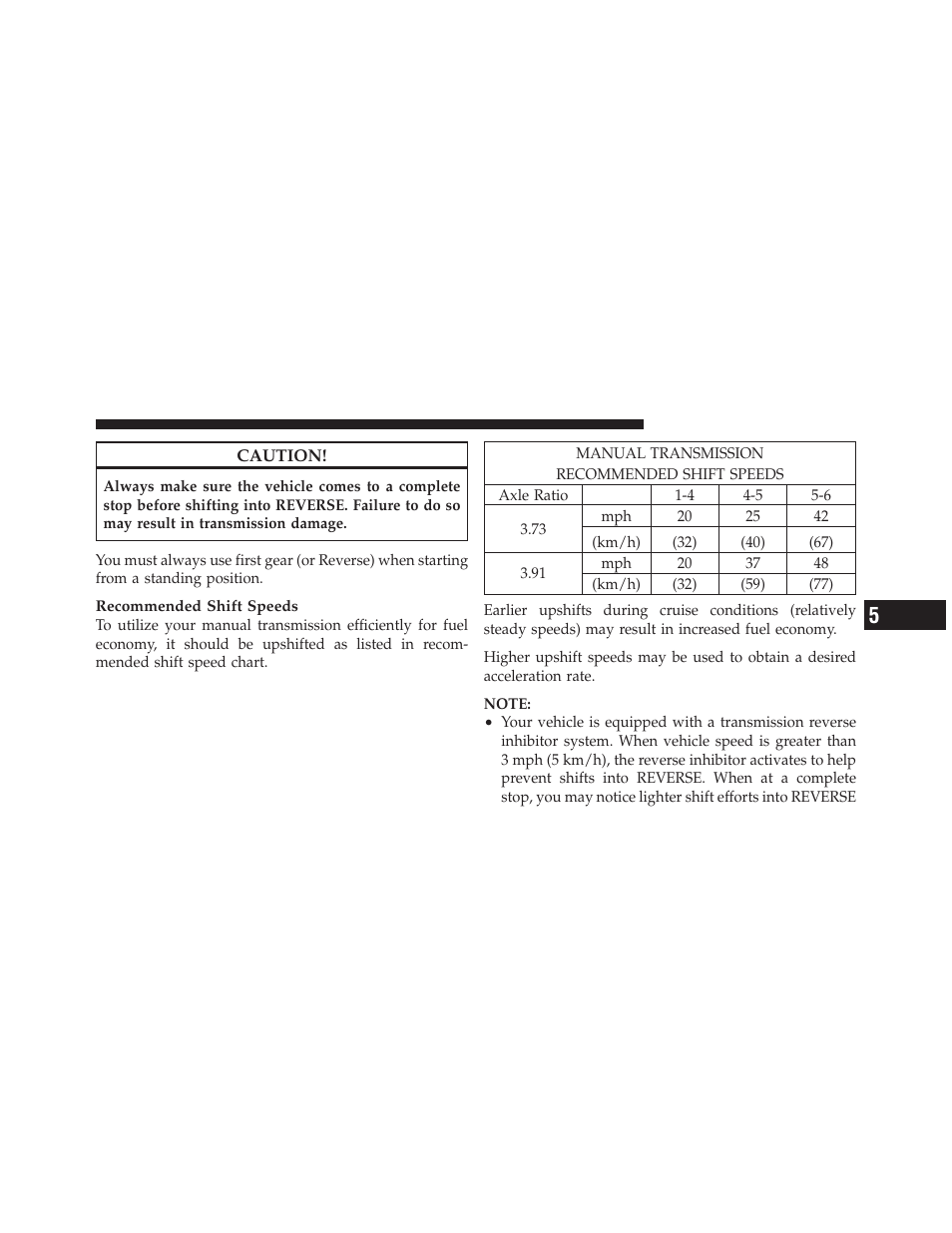 Dodge 2010 Challenger - Owner Manual User Manual | Page 257 / 477