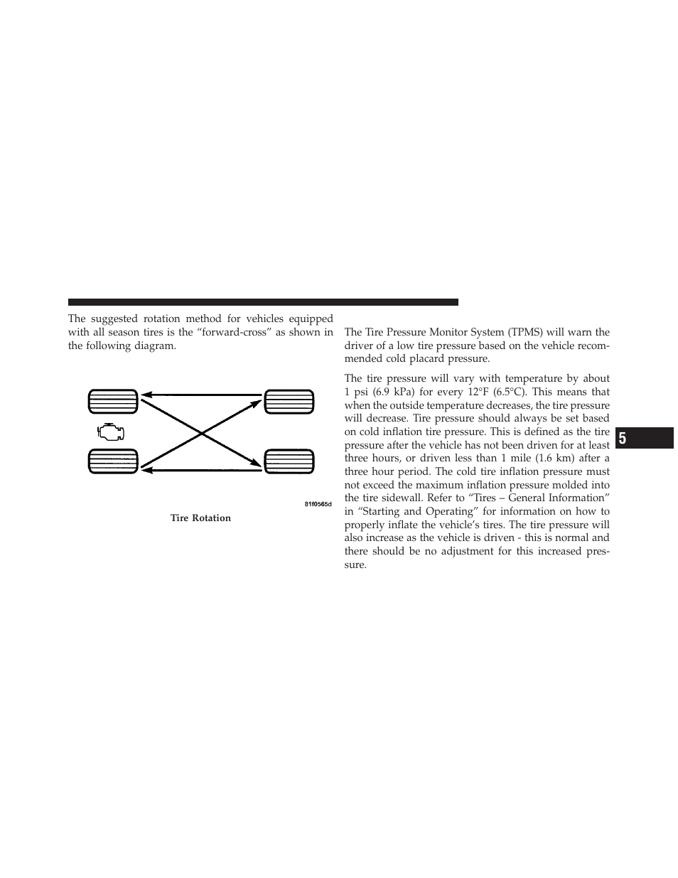 Tire pressure monitor system (tpms) | Dodge 2010 Challenger - Owner Manual User Manual | Page 307 / 477