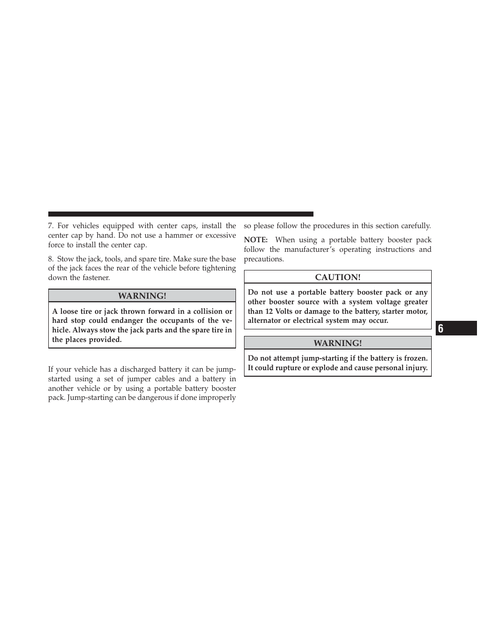 Jump-starting procedures | Dodge 2010 Challenger - Owner Manual User Manual | Page 363 / 477