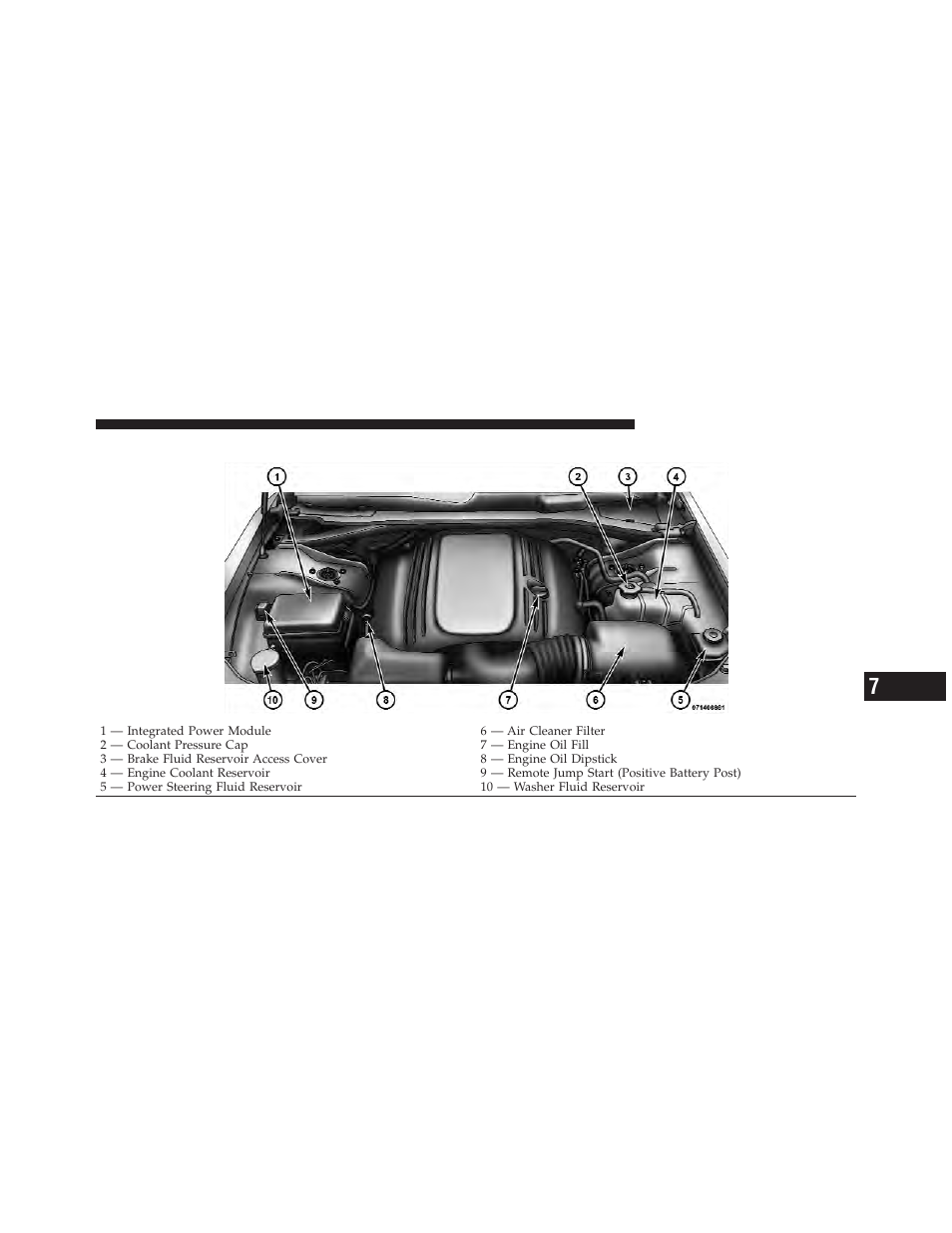 Engine compartment — 5.7l | Dodge 2010 Challenger - Owner Manual User Manual | Page 375 / 477