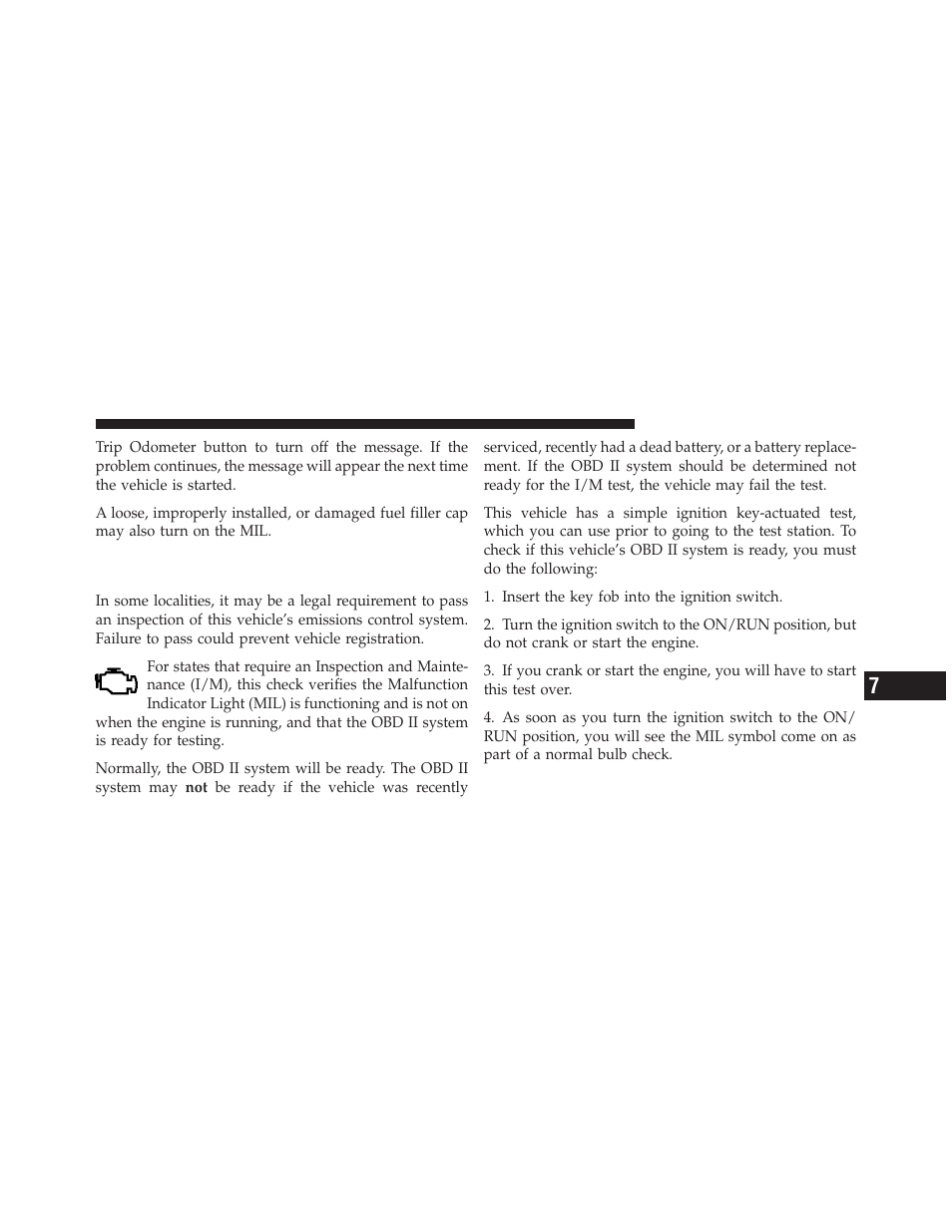 Emissions inspection and maintenance programs, Emissions inspection and maintenance, Programs | Dodge 2010 Challenger - Owner Manual User Manual | Page 377 / 477