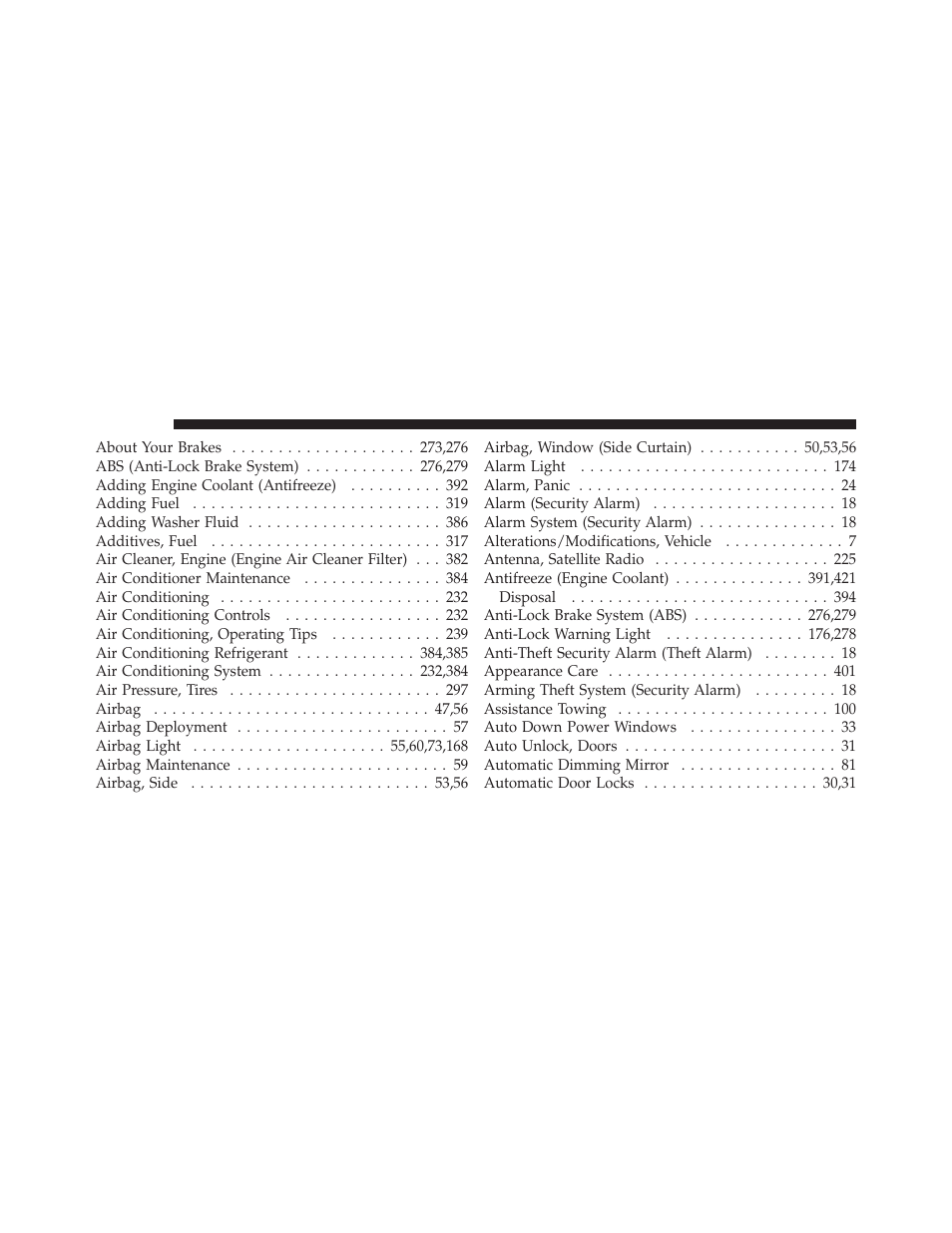 Dodge 2010 Challenger - Owner Manual User Manual | Page 456 / 477