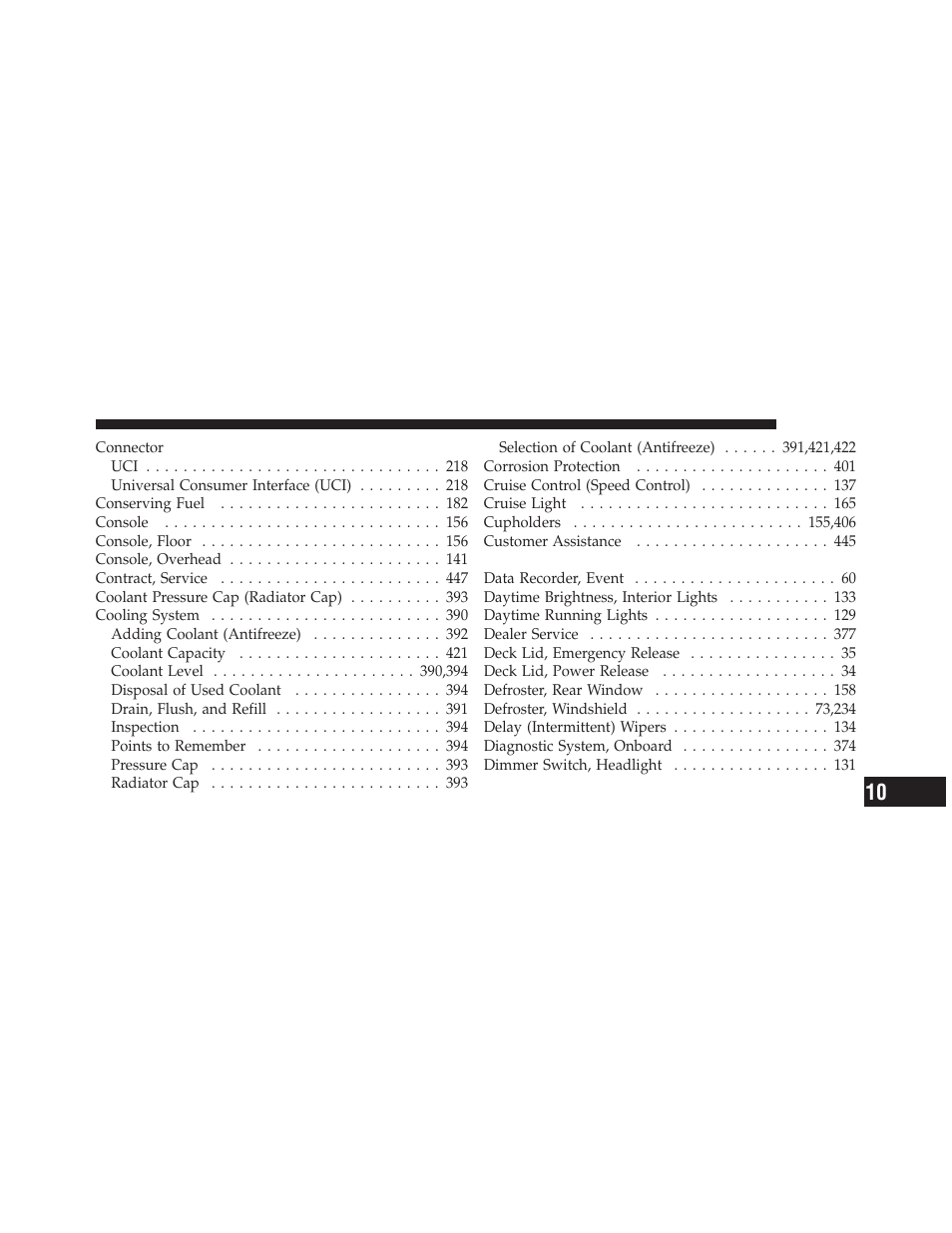 Dodge 2010 Challenger - Owner Manual User Manual | Page 459 / 477