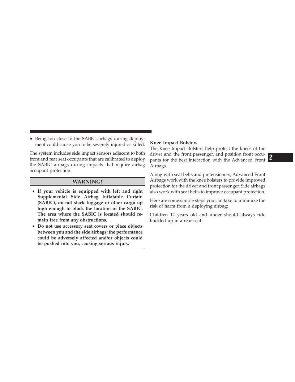 Dodge 2010 Challenger - Owner Manual User Manual | Page 53 / 477
