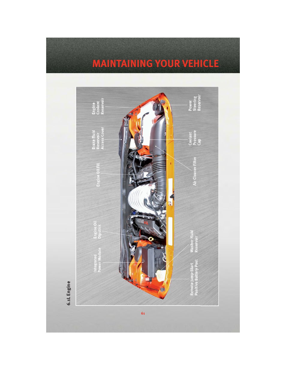 1l engine, Maintaining your vehicle | Dodge 2010 Challenger_SRT - Quick Reference Guide User Manual | Page 63 / 80