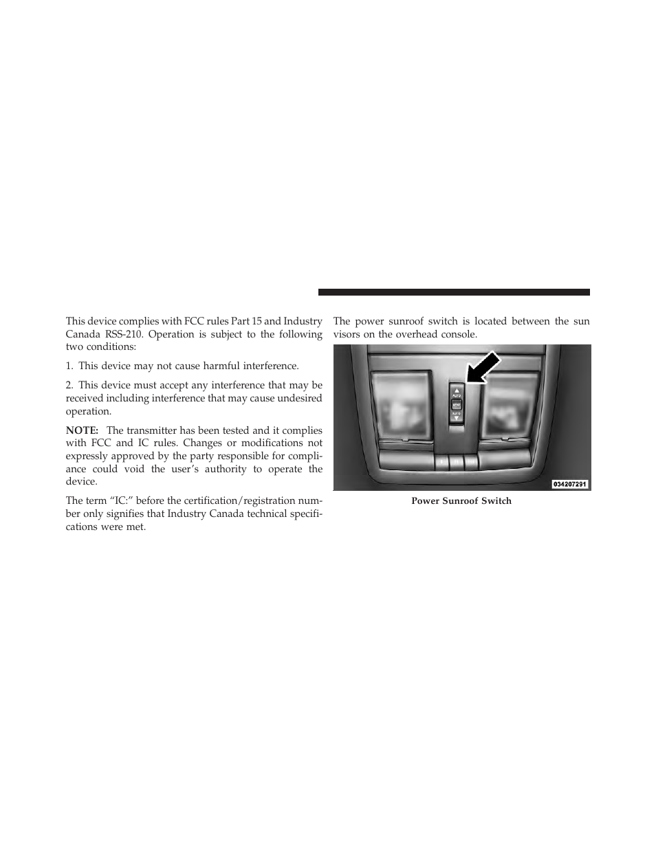 General information, Power sunroof — if equipped | Dodge 2010 Challenger_SRT - Owner Manual User Manual | Page 150 / 444
