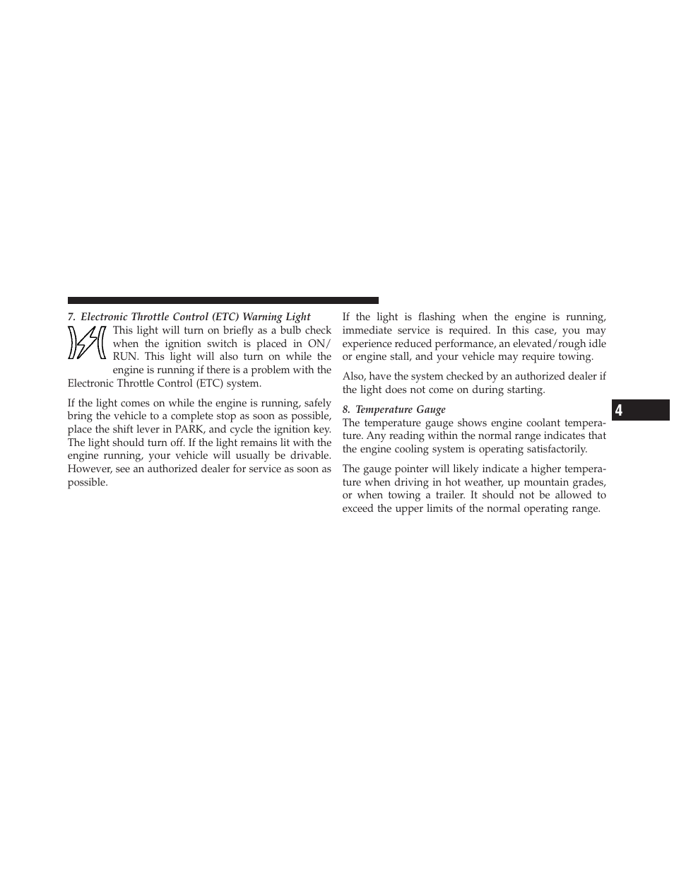 Dodge 2010 Challenger_SRT - Owner Manual User Manual | Page 167 / 444