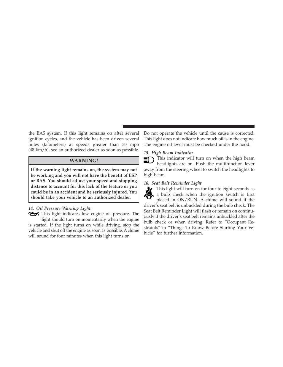 Dodge 2010 Challenger_SRT - Owner Manual User Manual | Page 170 / 444