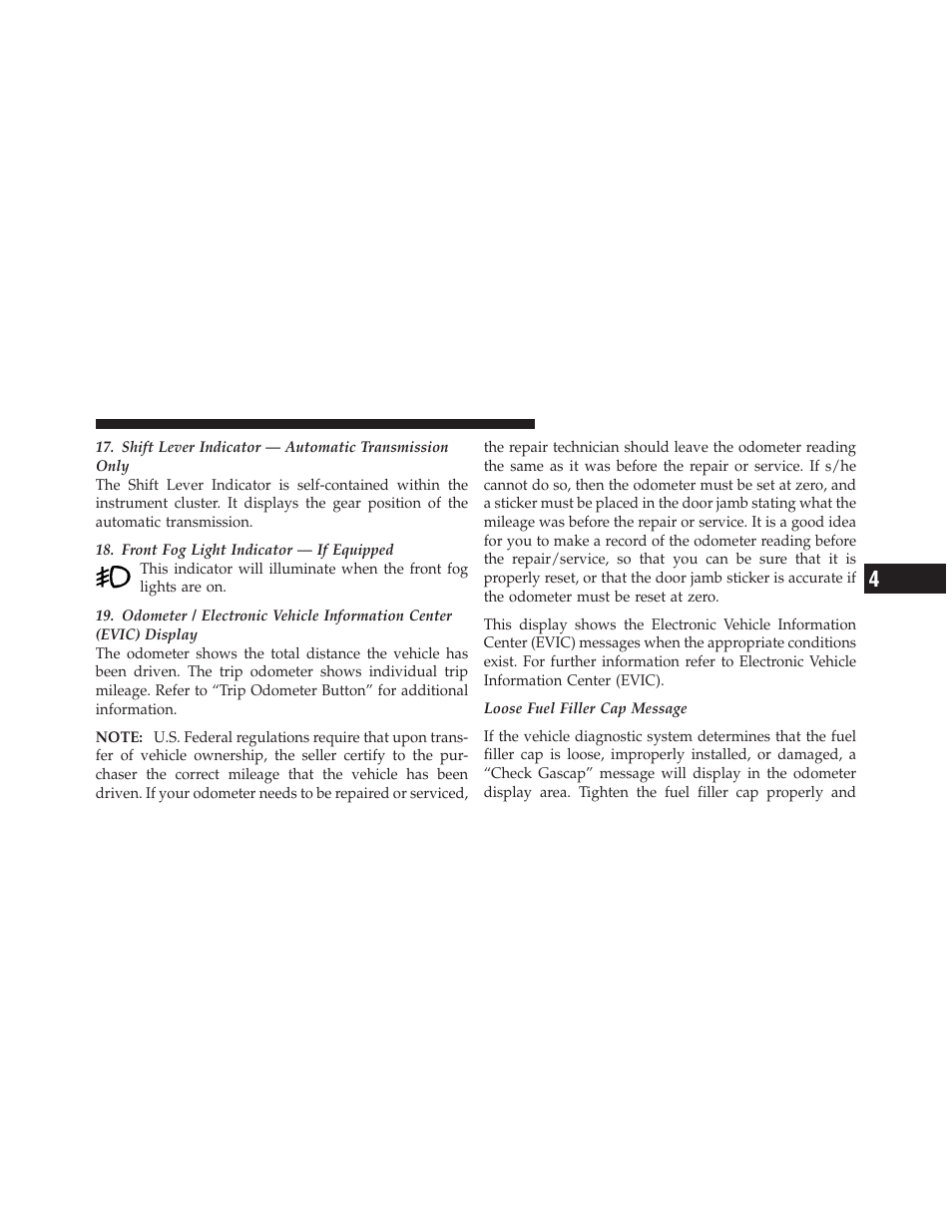 Dodge 2010 Challenger_SRT - Owner Manual User Manual | Page 171 / 444