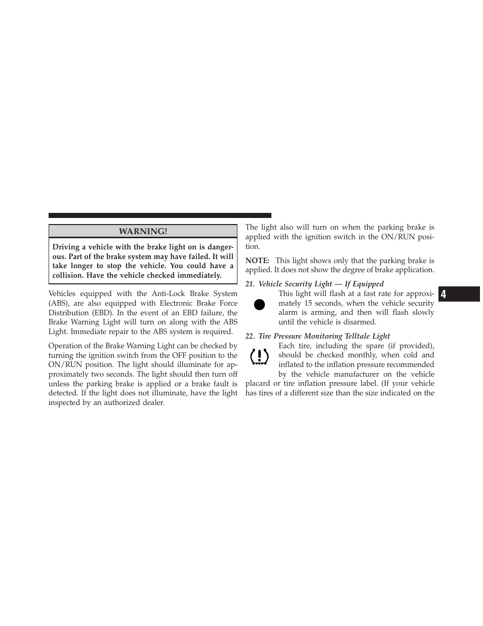Dodge 2010 Challenger_SRT - Owner Manual User Manual | Page 173 / 444