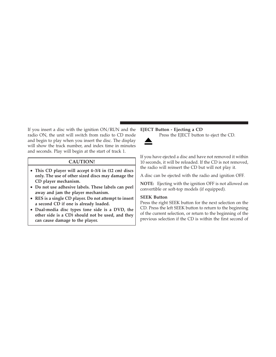 Dodge 2010 Challenger_SRT - Owner Manual User Manual | Page 214 / 444