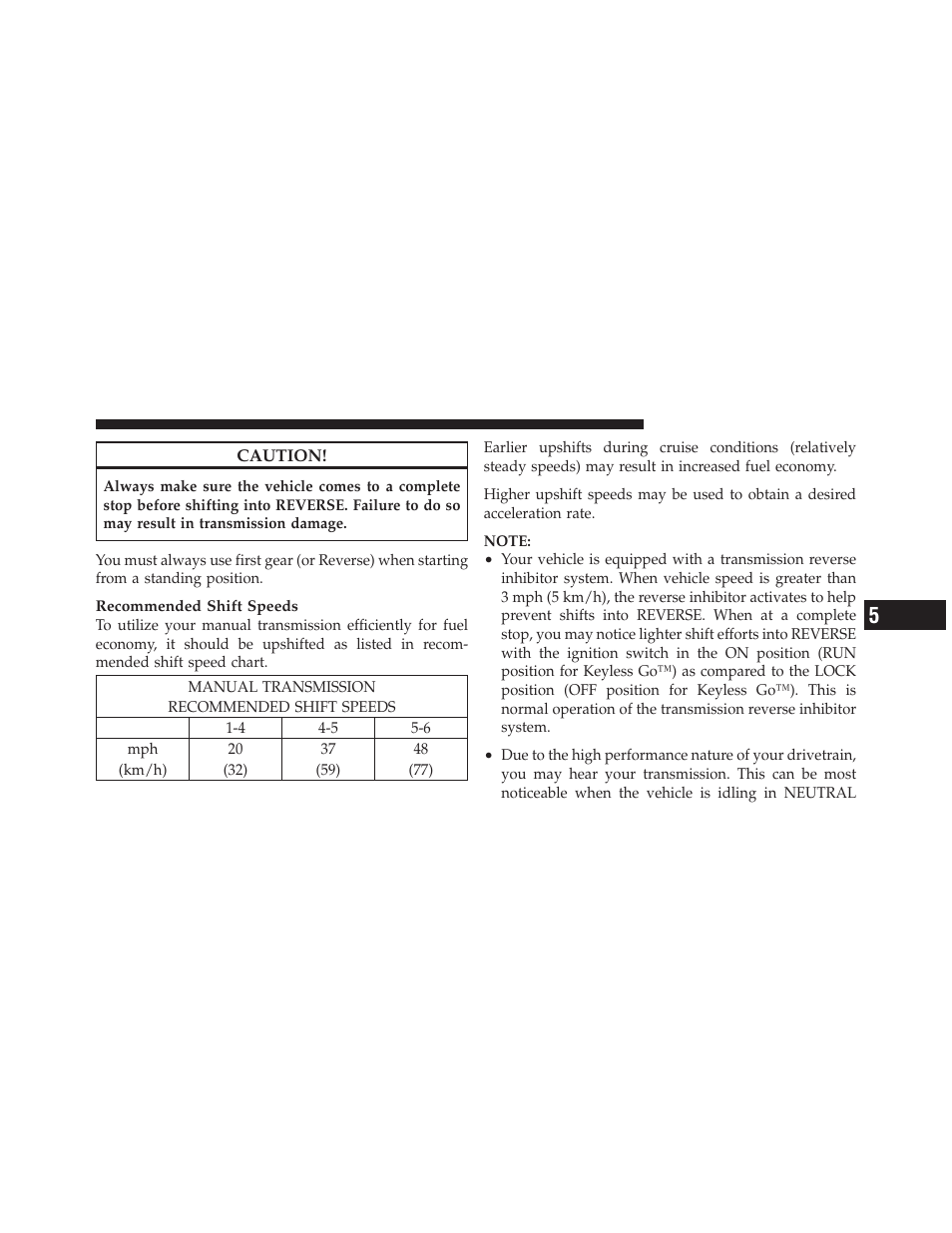 Dodge 2010 Challenger_SRT - Owner Manual User Manual | Page 255 / 444