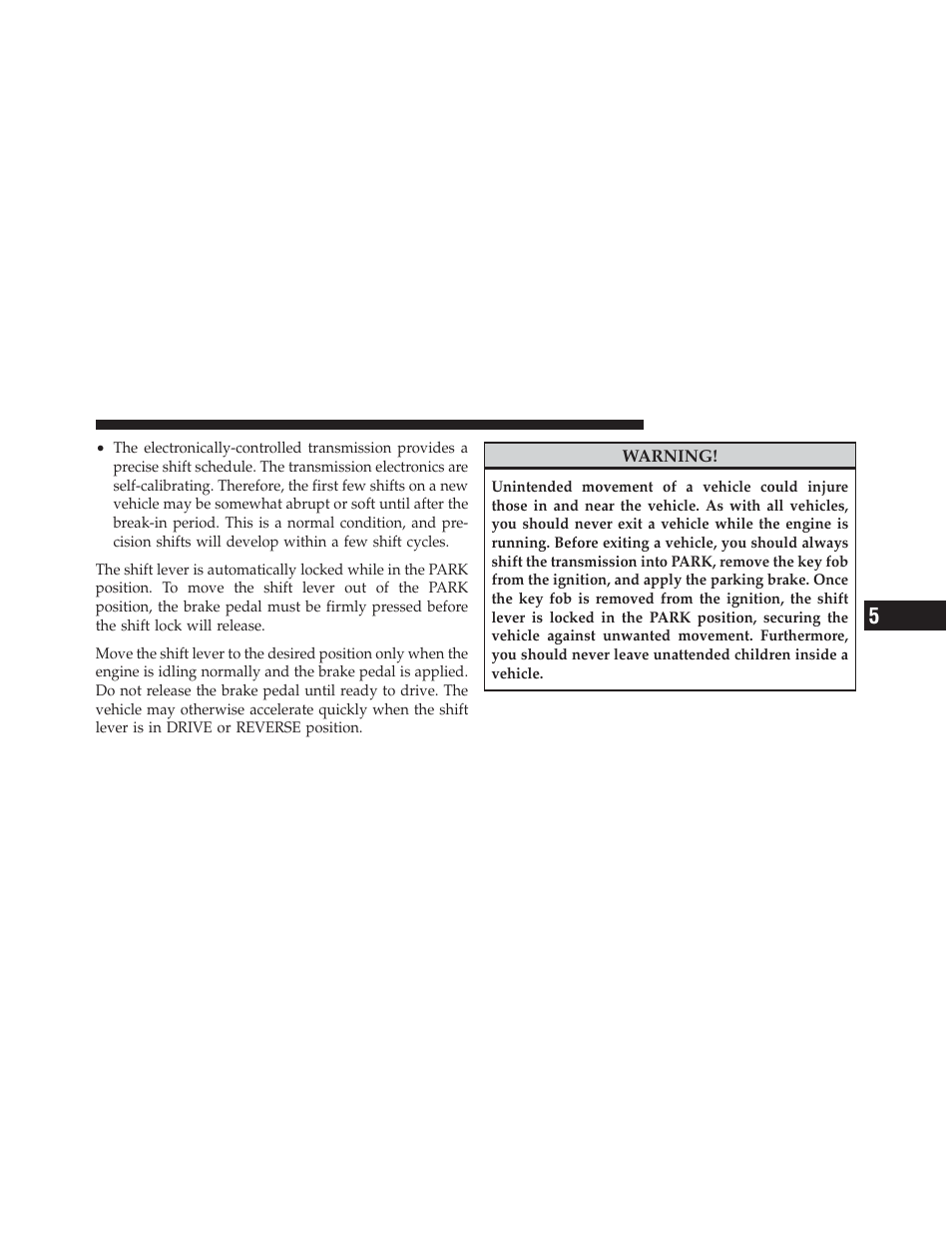 Dodge 2010 Challenger_SRT - Owner Manual User Manual | Page 259 / 444