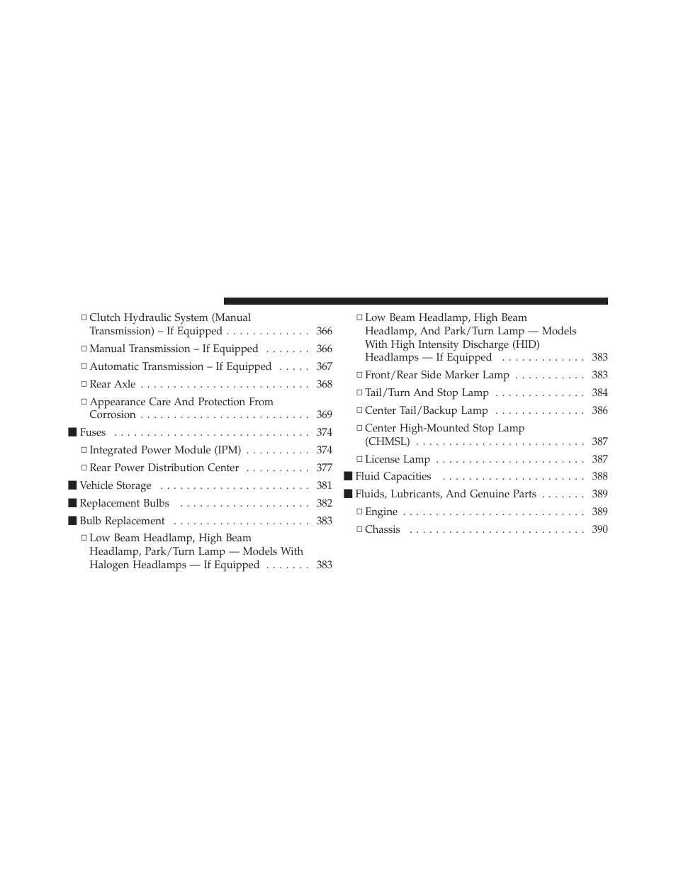 Dodge 2010 Challenger_SRT - Owner Manual User Manual | Page 344 / 444