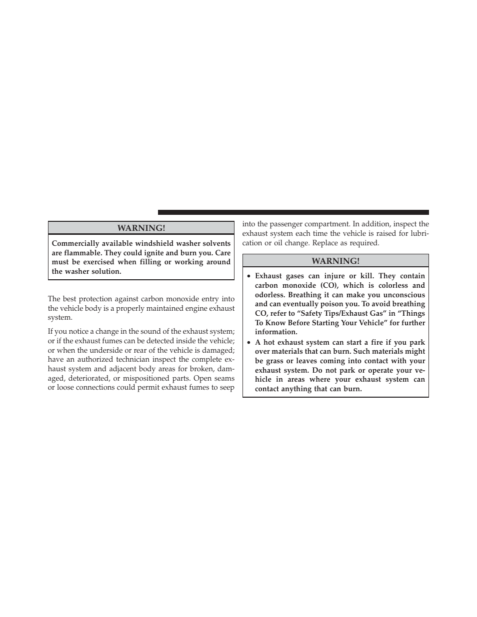 Exhaust system | Dodge 2010 Challenger_SRT - Owner Manual User Manual | Page 358 / 444