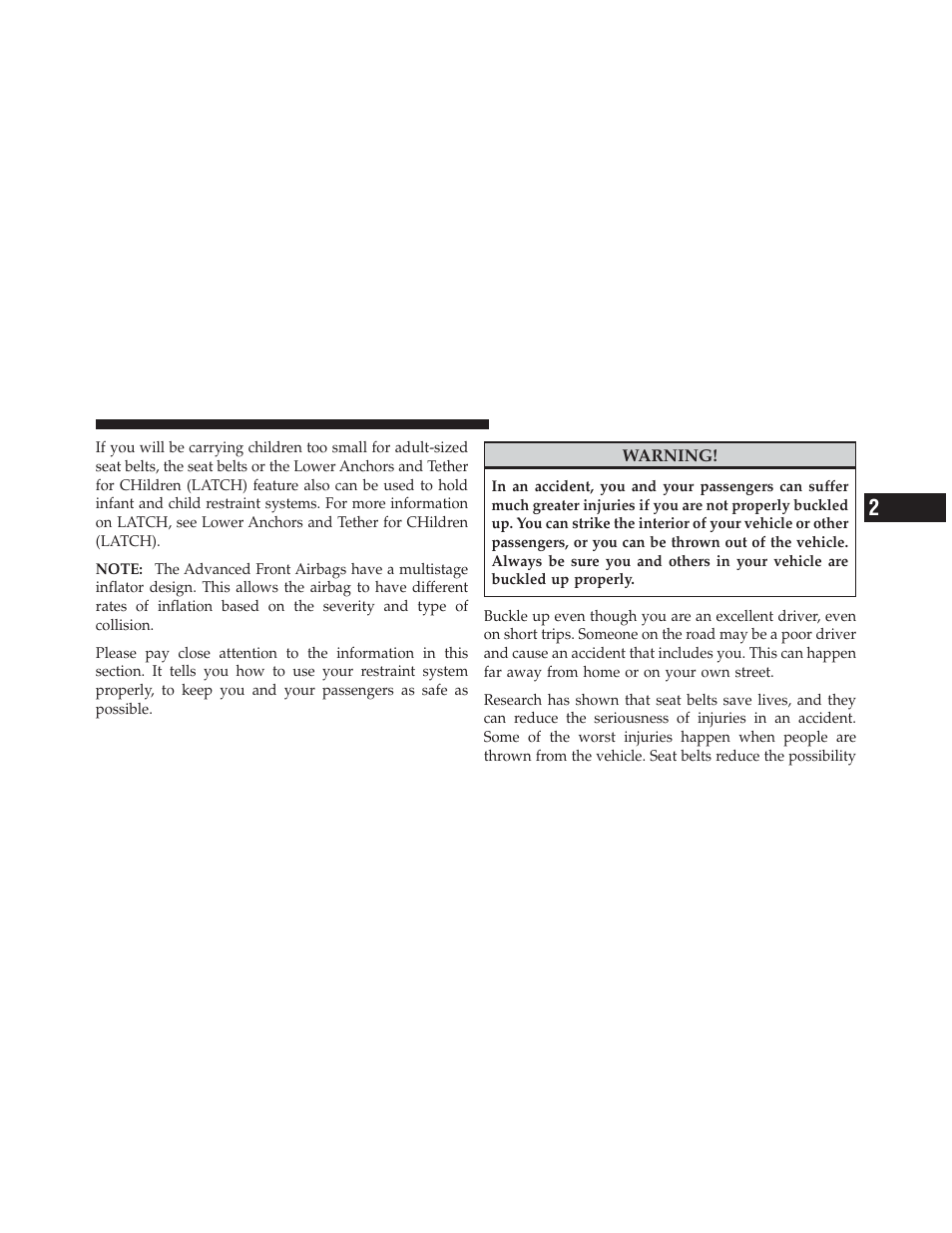 Dodge 2010 Challenger_SRT - Owner Manual User Manual | Page 39 / 444