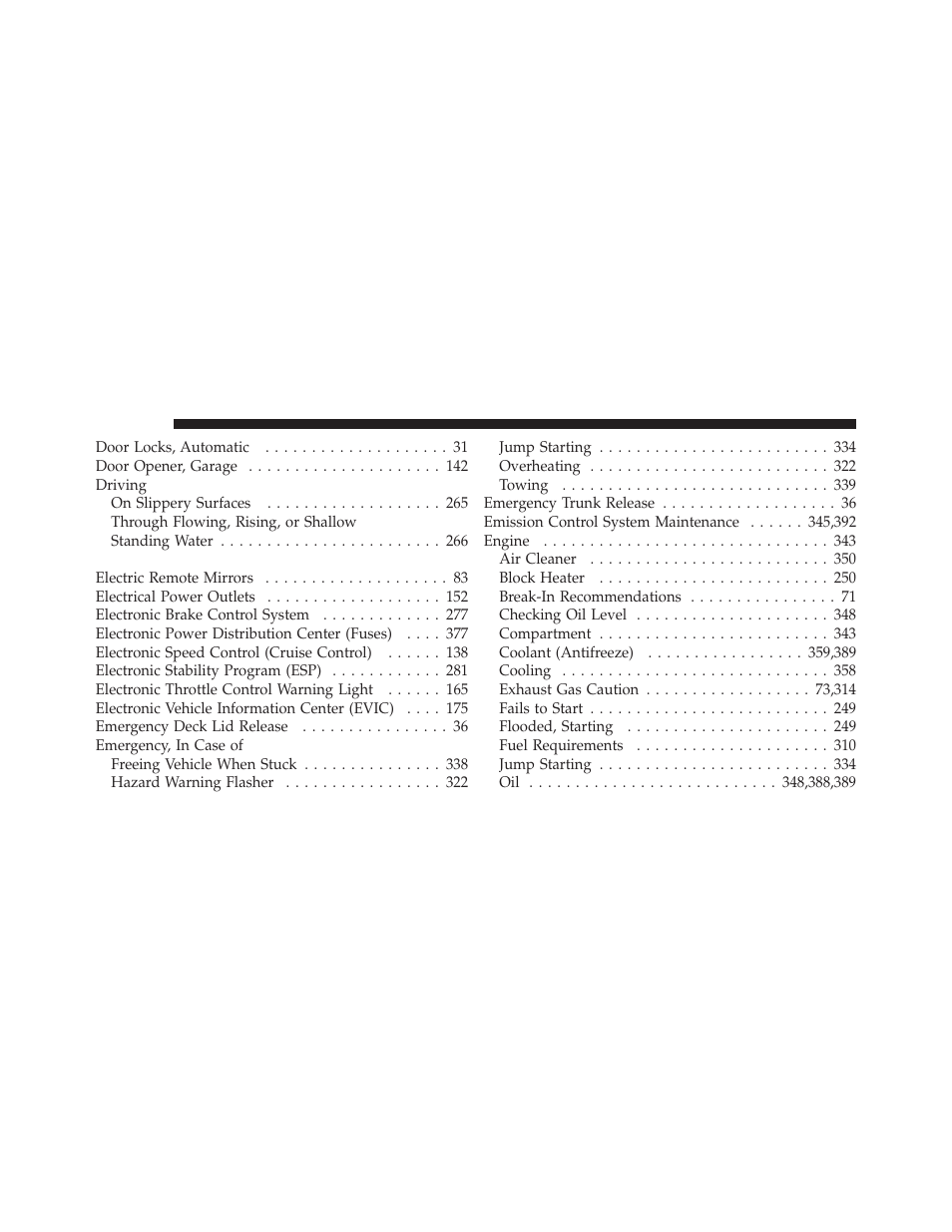 Dodge 2010 Challenger_SRT - Owner Manual User Manual | Page 428 / 444