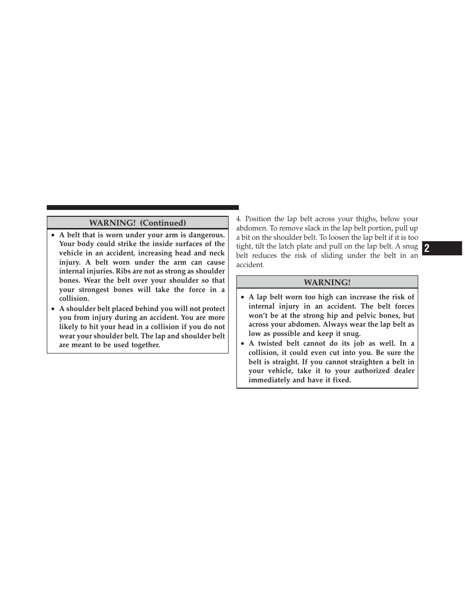 Dodge 2010 Challenger_SRT - Owner Manual User Manual | Page 43 / 444