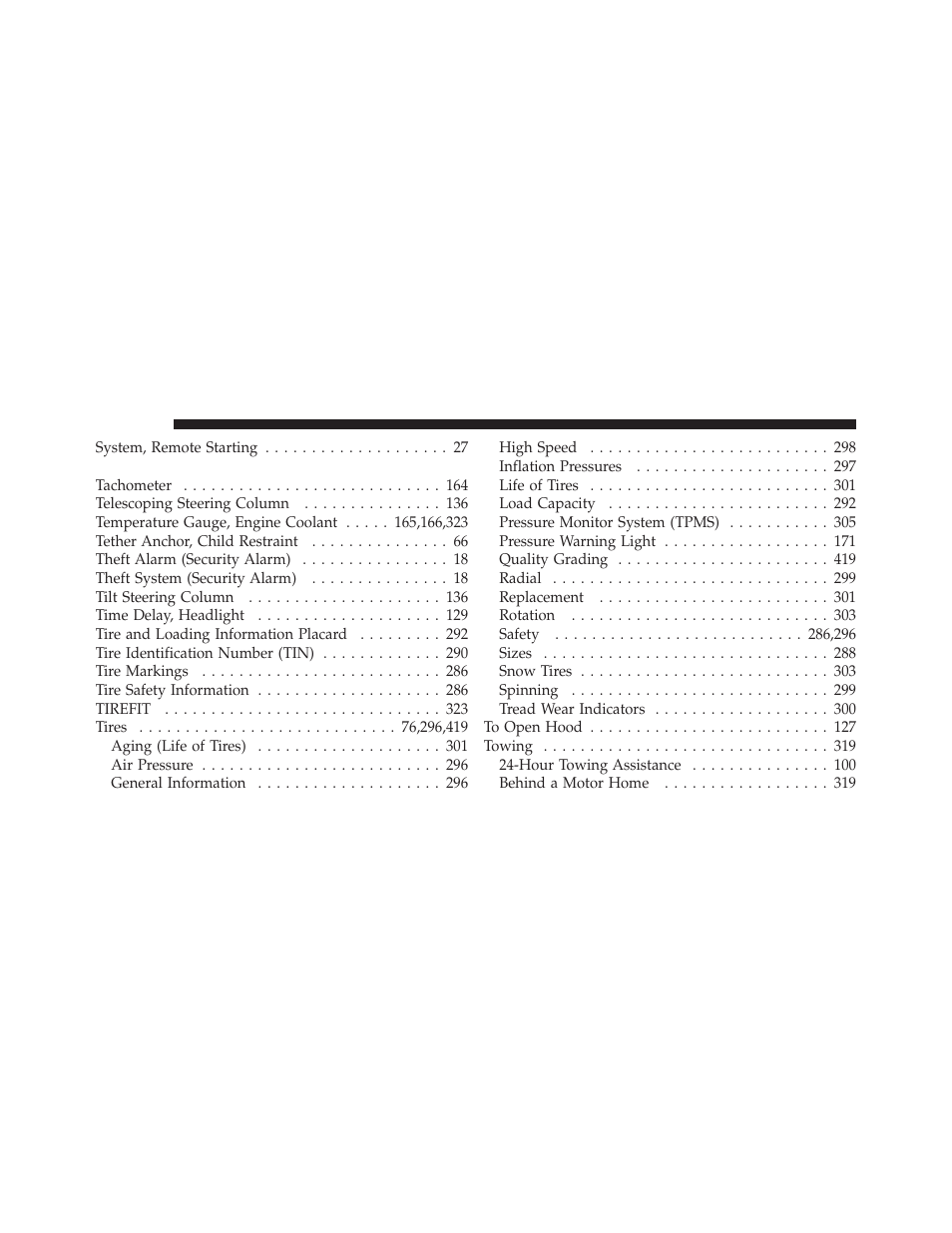 Dodge 2010 Challenger_SRT - Owner Manual User Manual | Page 440 / 444