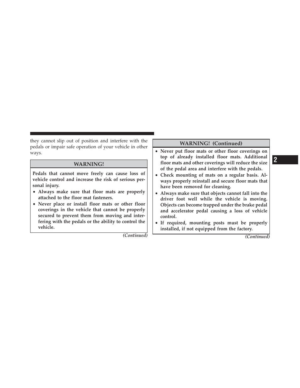 Dodge 2010 Challenger_SRT - Owner Manual User Manual | Page 77 / 444