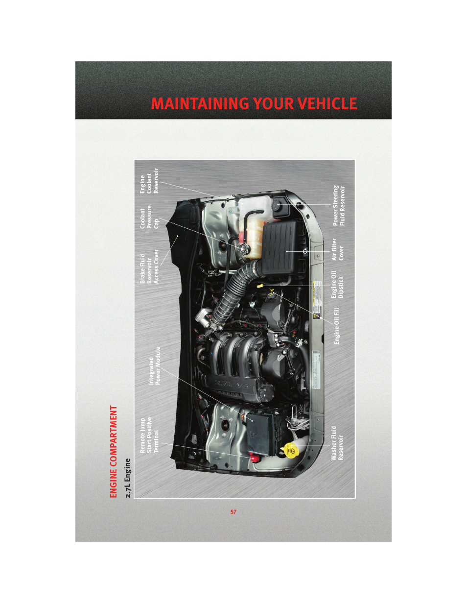 7l engine, Maintaining your vehicle | Dodge 2010 Charger_SRT - User Guide User Manual | Page 59 / 80