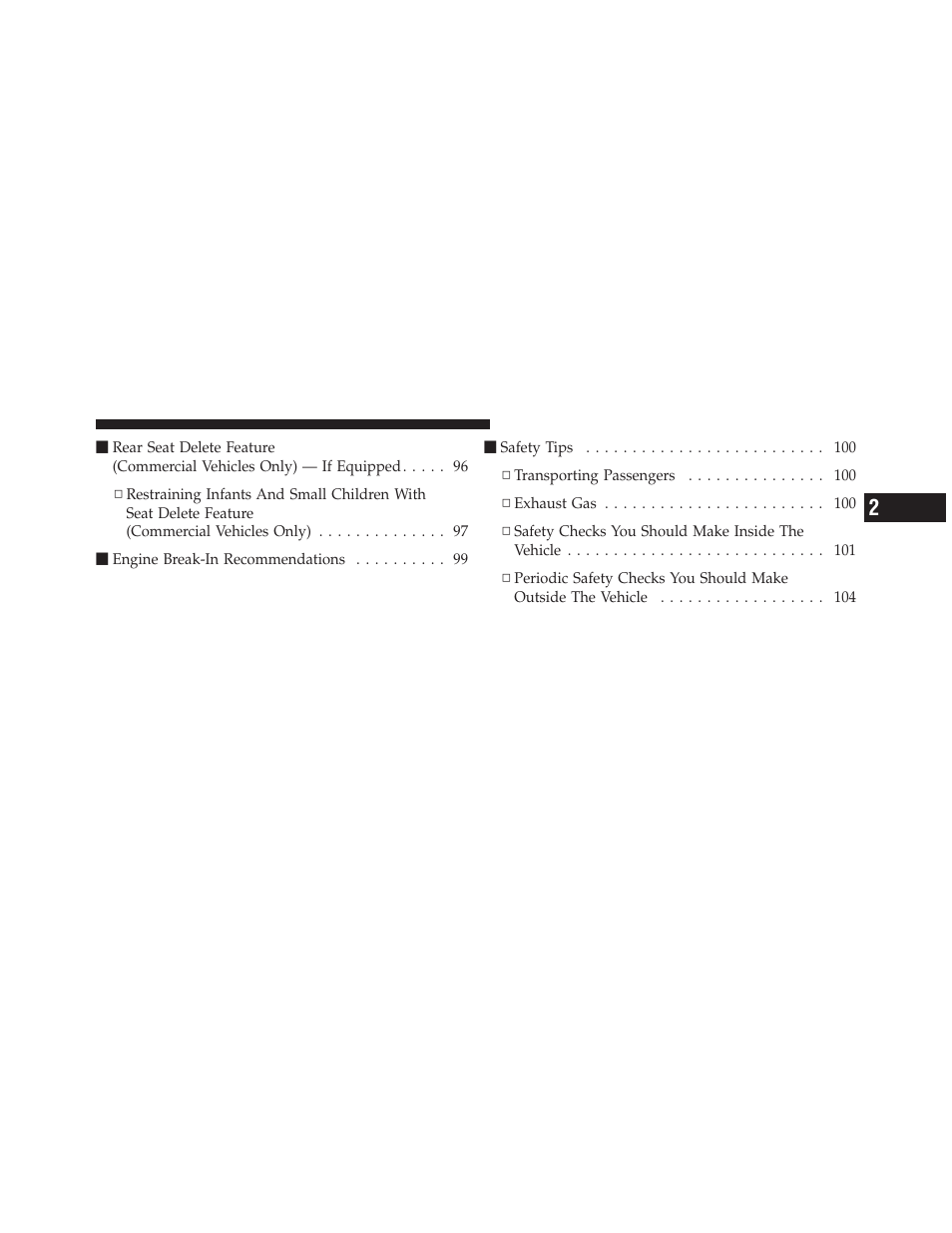 Dodge 2010 Grand Caravan - Owner Manual User Manual | Page 12 / 530