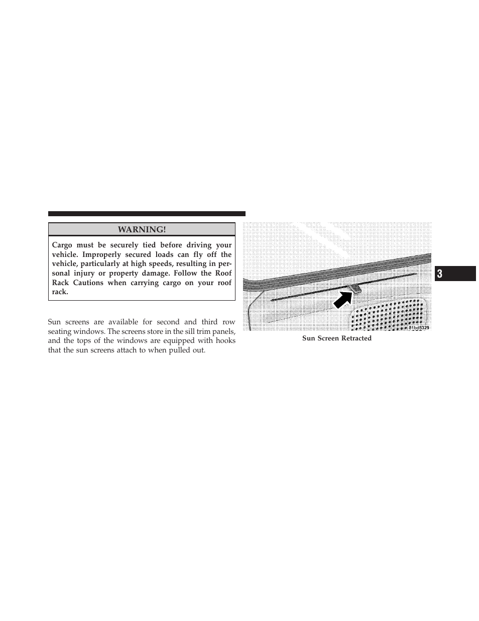 Sun screens — if equipped | Dodge 2010 Grand Caravan - Owner Manual User Manual | Page 218 / 530