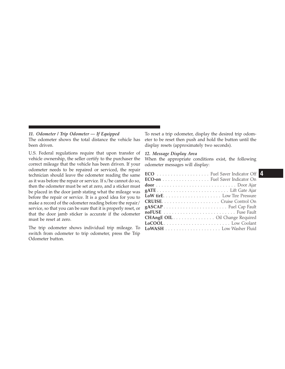 Dodge 2010 Grand Caravan - Owner Manual User Manual | Page 232 / 530