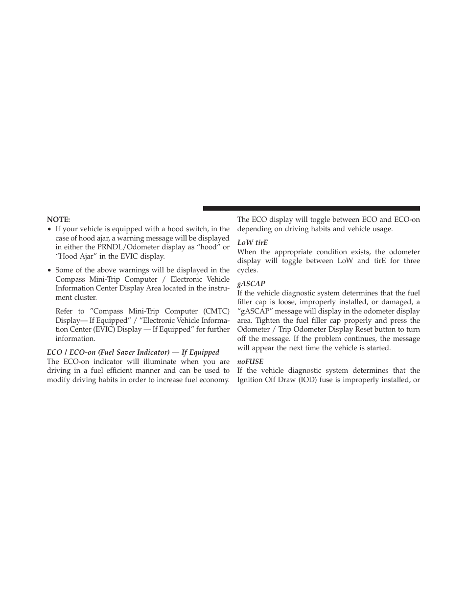 Dodge 2010 Grand Caravan - Owner Manual User Manual | Page 233 / 530