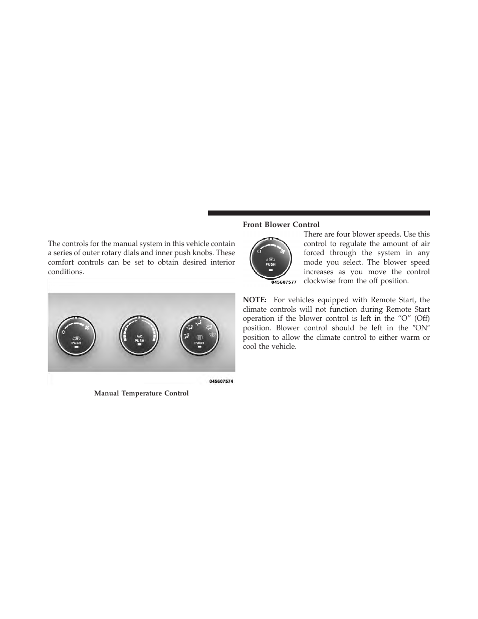 Manual heating and air conditioning, System — if equipped | Dodge 2010 Grand Caravan - Owner Manual User Manual | Page 299 / 530