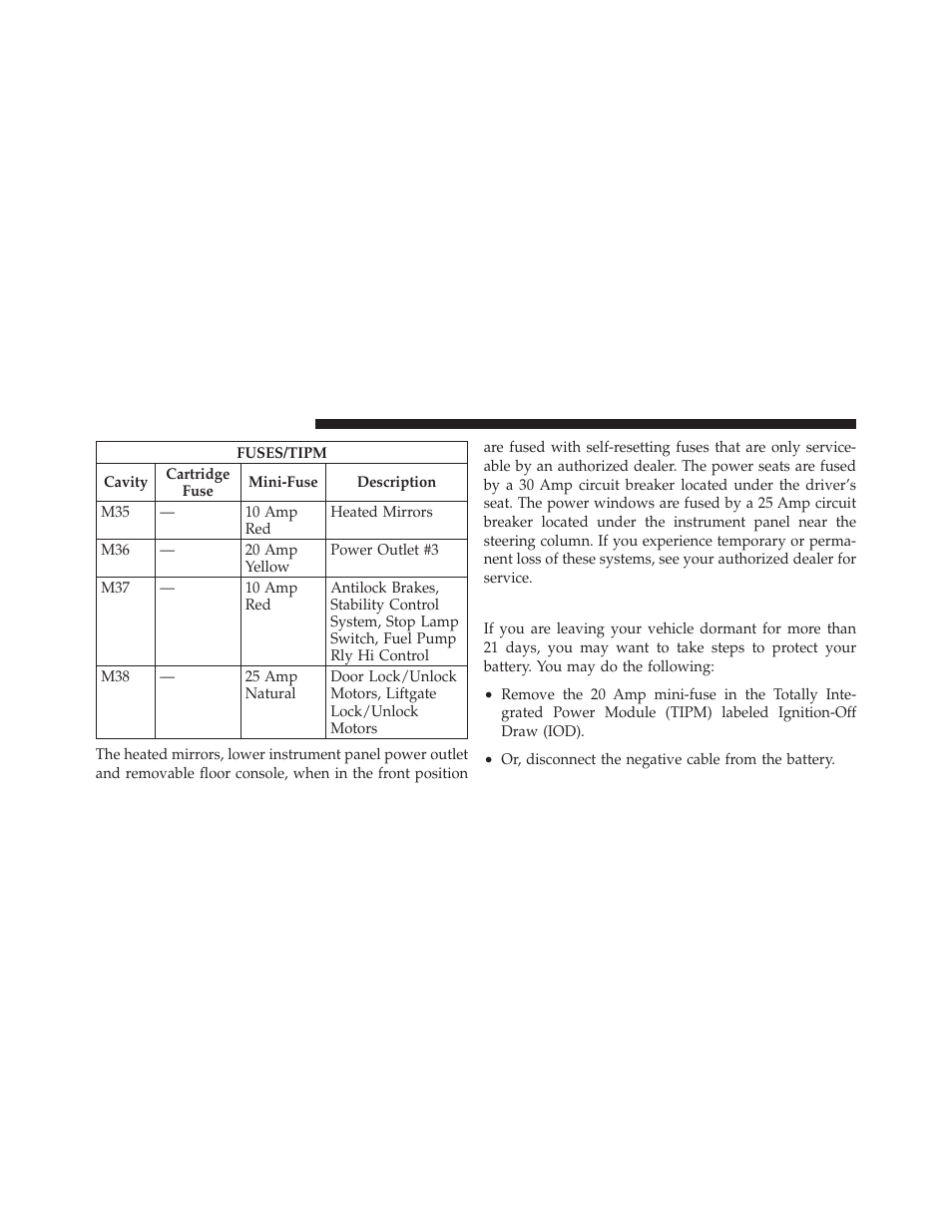 Vehicle storage | Dodge 2010 Grand Caravan - Owner Manual User Manual | Page 473 / 530