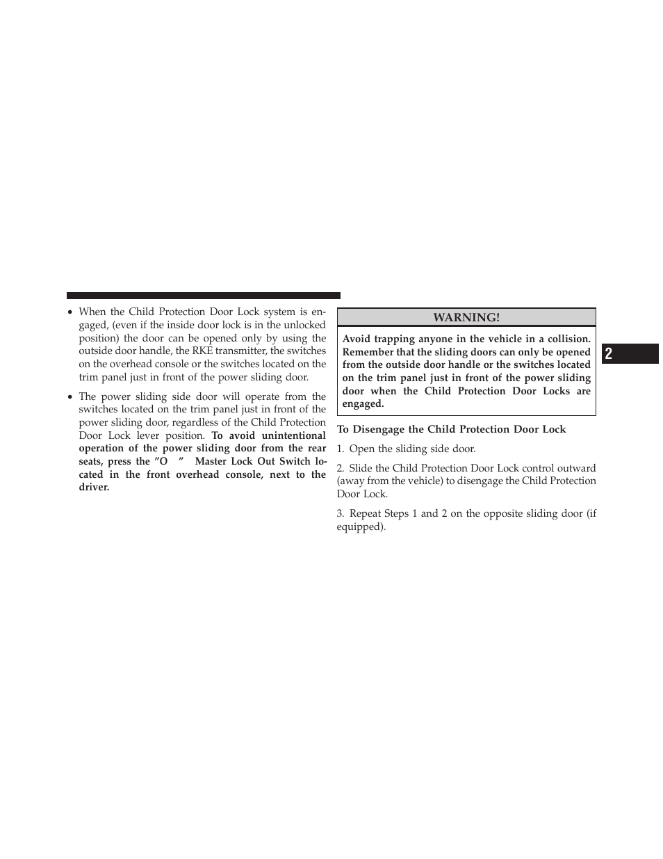 Dodge 2010 Grand Caravan - Owner Manual User Manual | Page 48 / 530