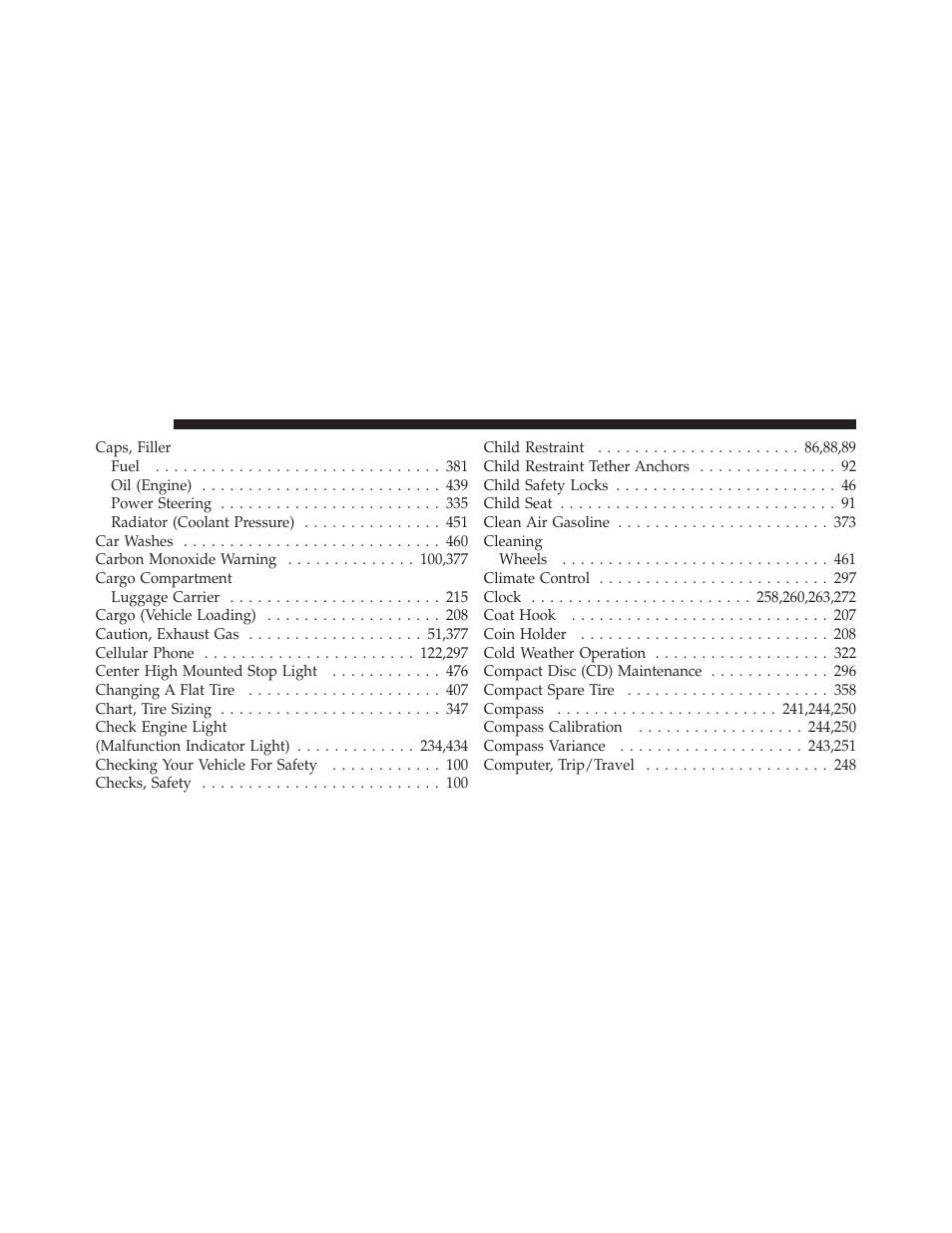 Dodge 2010 Grand Caravan - Owner Manual User Manual | Page 513 / 530
