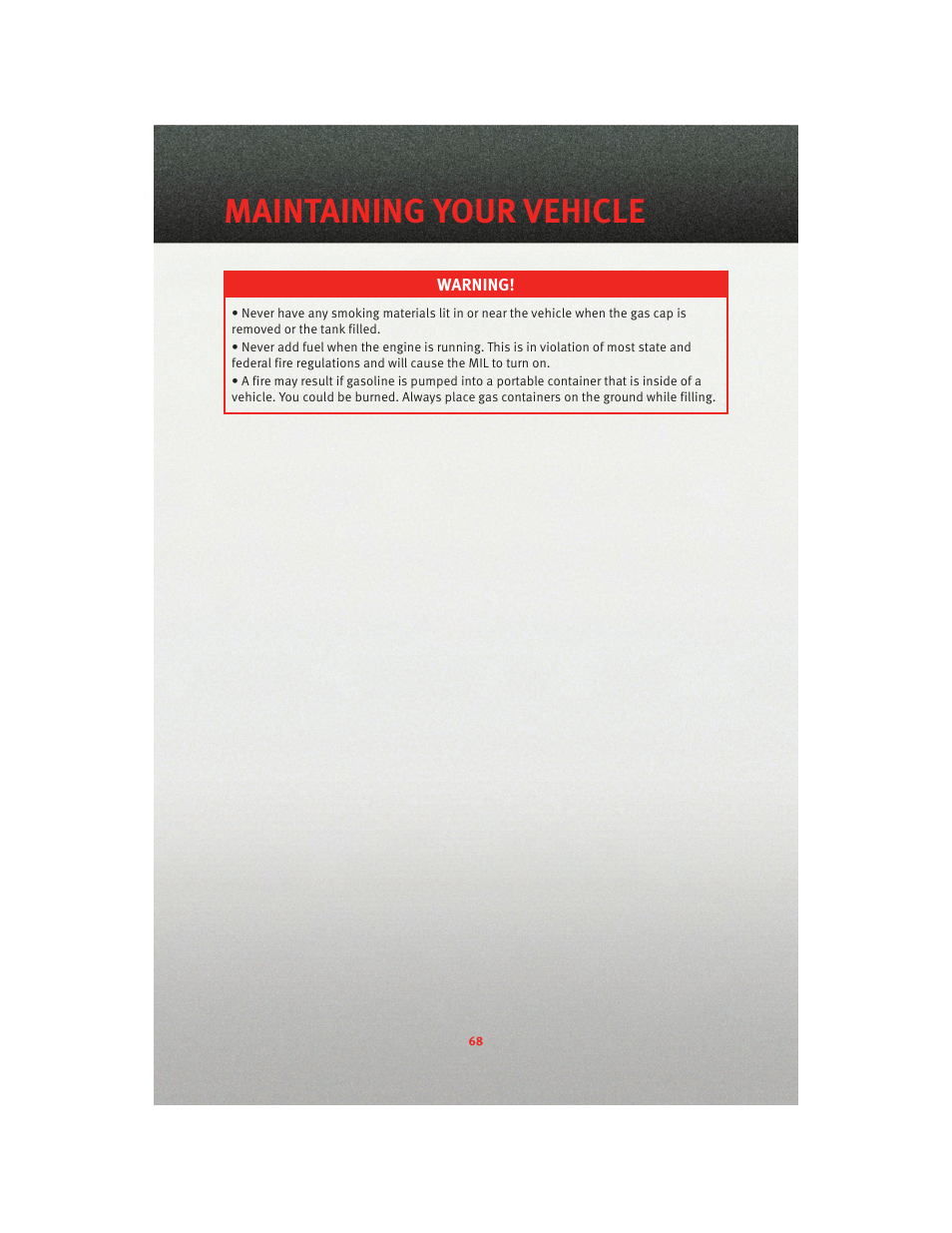 Engine compartment, Maintaining your vehicle | Dodge 2010 Grand Caravan - User Guide User Manual | Page 70 / 88