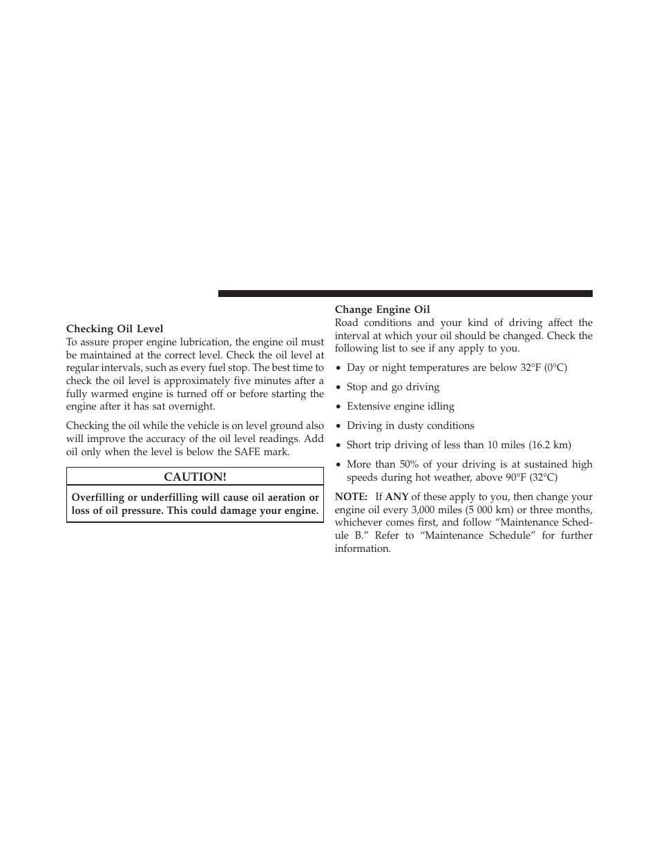 Engine oil | Dodge 2010 Viper - Owner Manual User Manual | Page 218 / 315