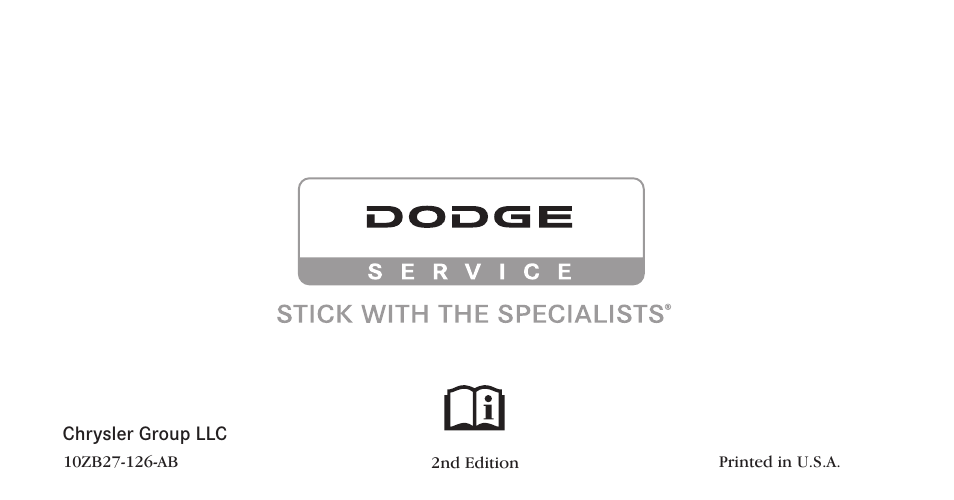 Dodge 2010 Viper - Owner Manual User Manual | Page 315 / 315