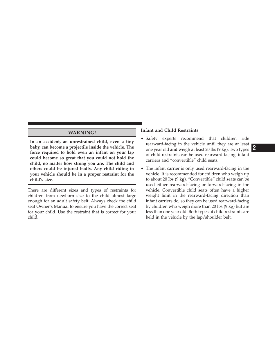 Dodge 2010 Viper - Owner Manual User Manual | Page 61 / 315