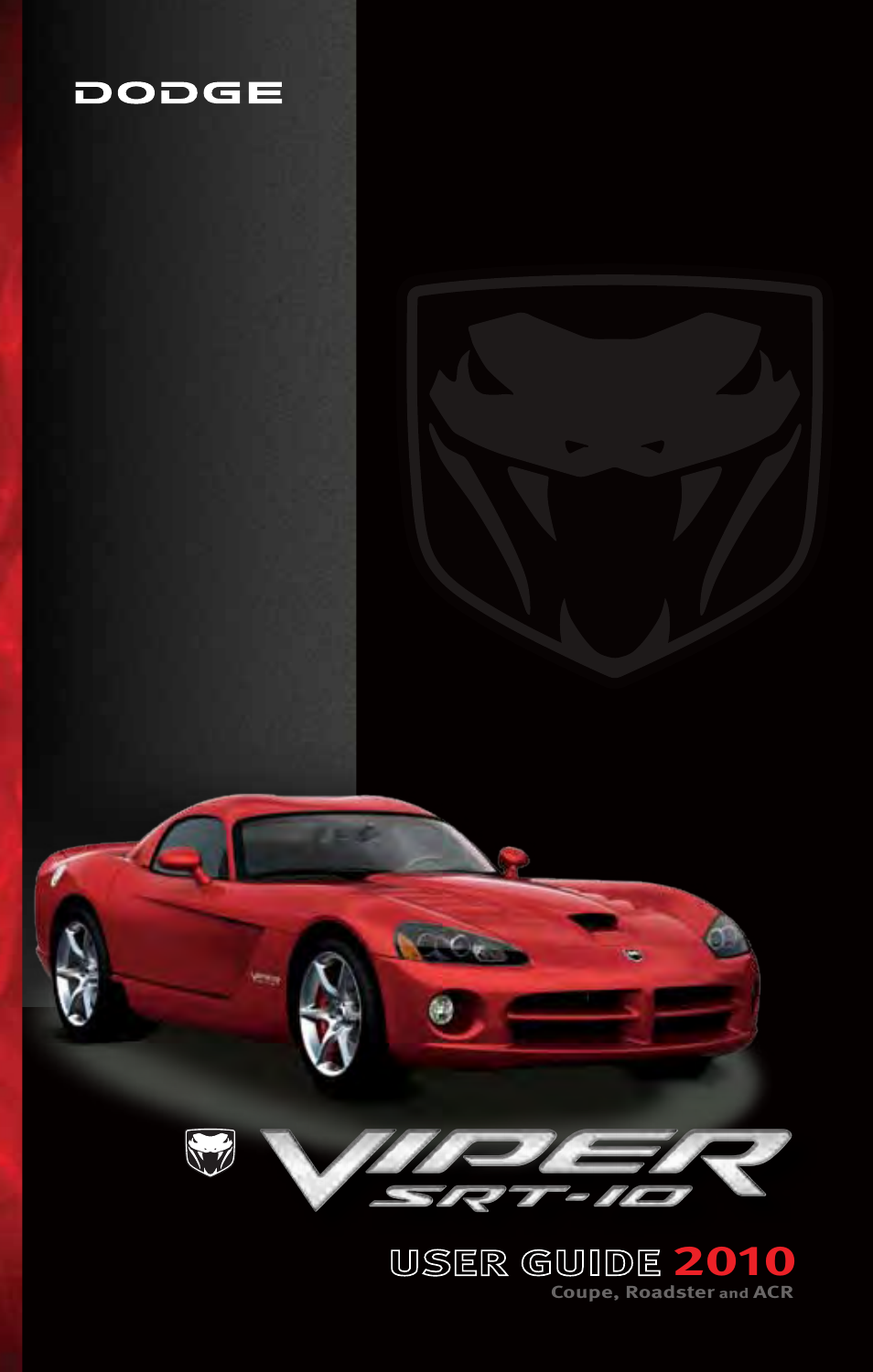 Dodge 2010 Viper - User Guide User Manual | 80 pages