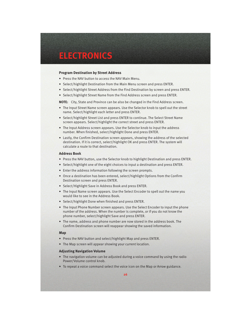 Electronics | Dodge 2010 Viper - User Guide User Manual | Page 28 / 80