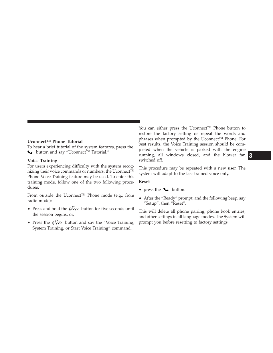 Things you should know about your uconnect™ phone, Things you should know about your, Uconnect™ phone | Dodge 2011 Avenger - Owner Manual User Manual | Page 119 / 494