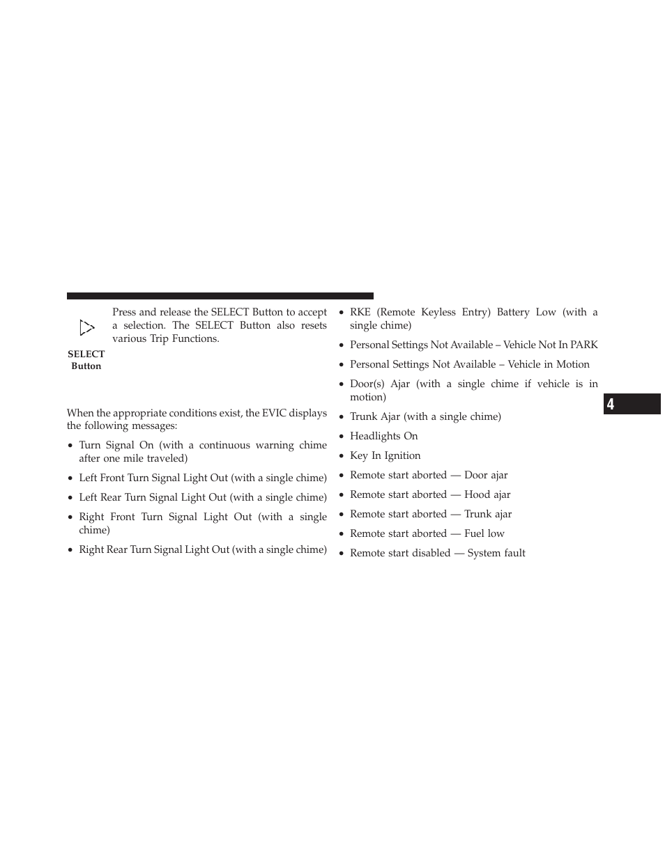Electronic vehicle information center (evic), Displays | Dodge 2011 Avenger - Owner Manual User Manual | Page 207 / 494