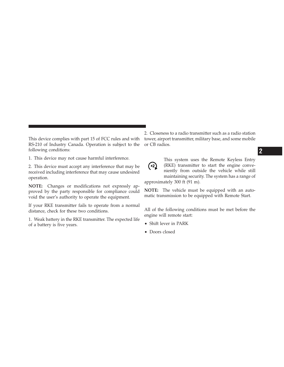 General information, Remote start system — if equipped, How to use remote start | Dodge 2011 Avenger - Owner Manual User Manual | Page 29 / 494