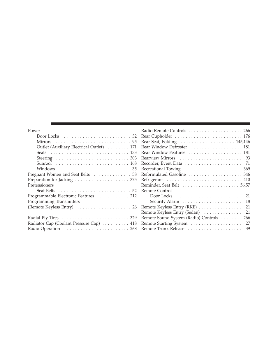 Dodge 2011 Avenger - Owner Manual User Manual | Page 486 / 494