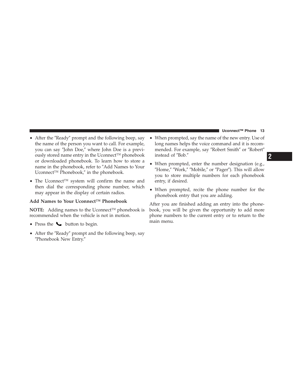Chrysler Uconnect for Jeep User Manual | Page 14 / 102
