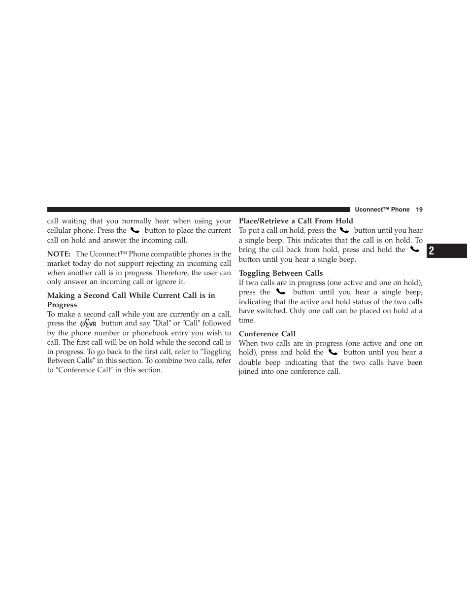 Chrysler Uconnect for Jeep User Manual | Page 20 / 102