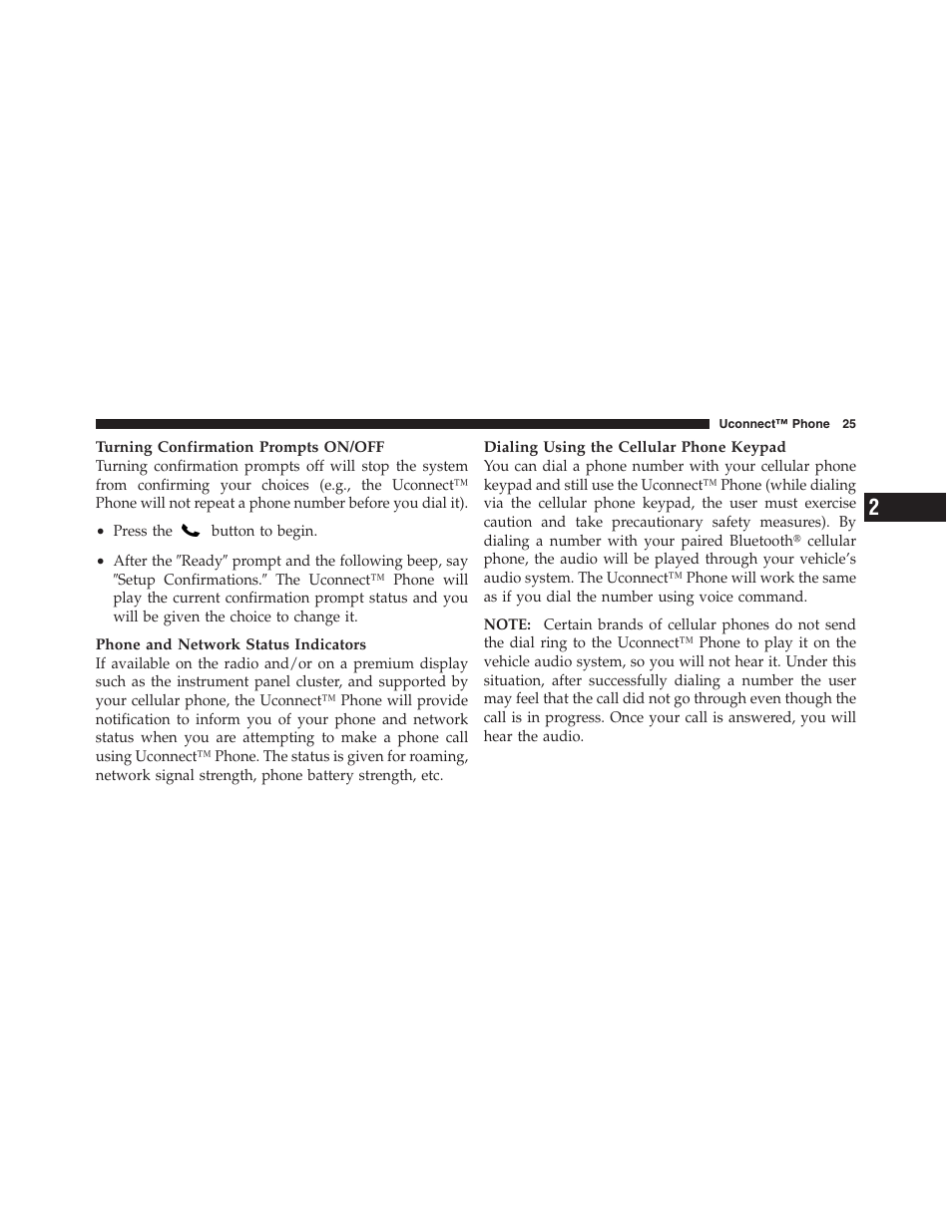 Chrysler Uconnect for Jeep User Manual | Page 26 / 102