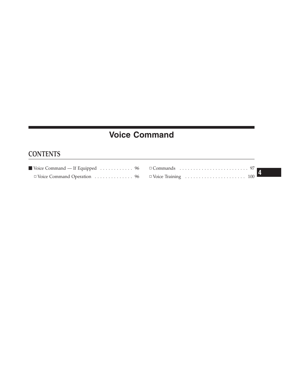 Chrysler Uconnect for Jeep User Manual | Page 96 / 102