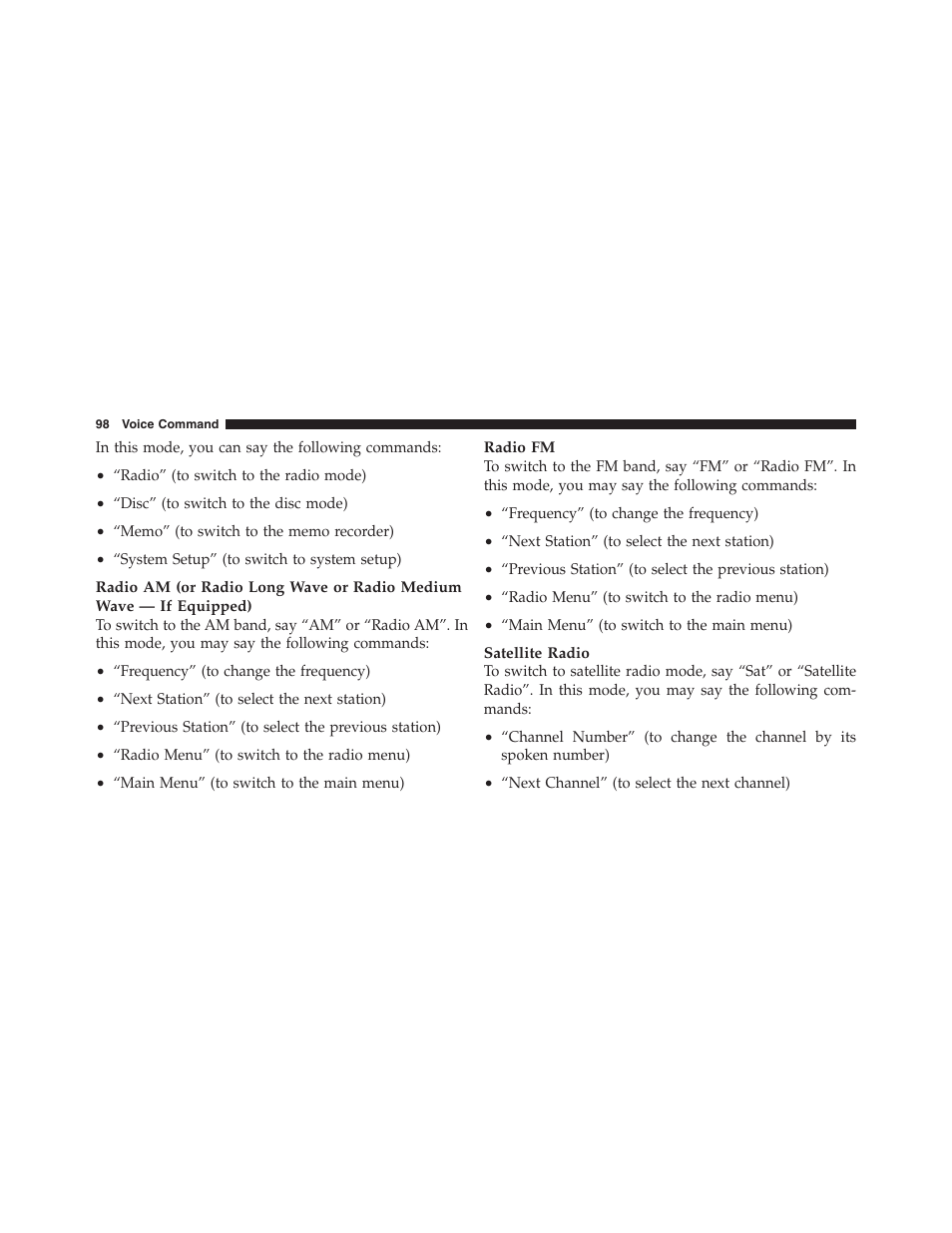 Chrysler Uconnect for Jeep User Manual | Page 99 / 102