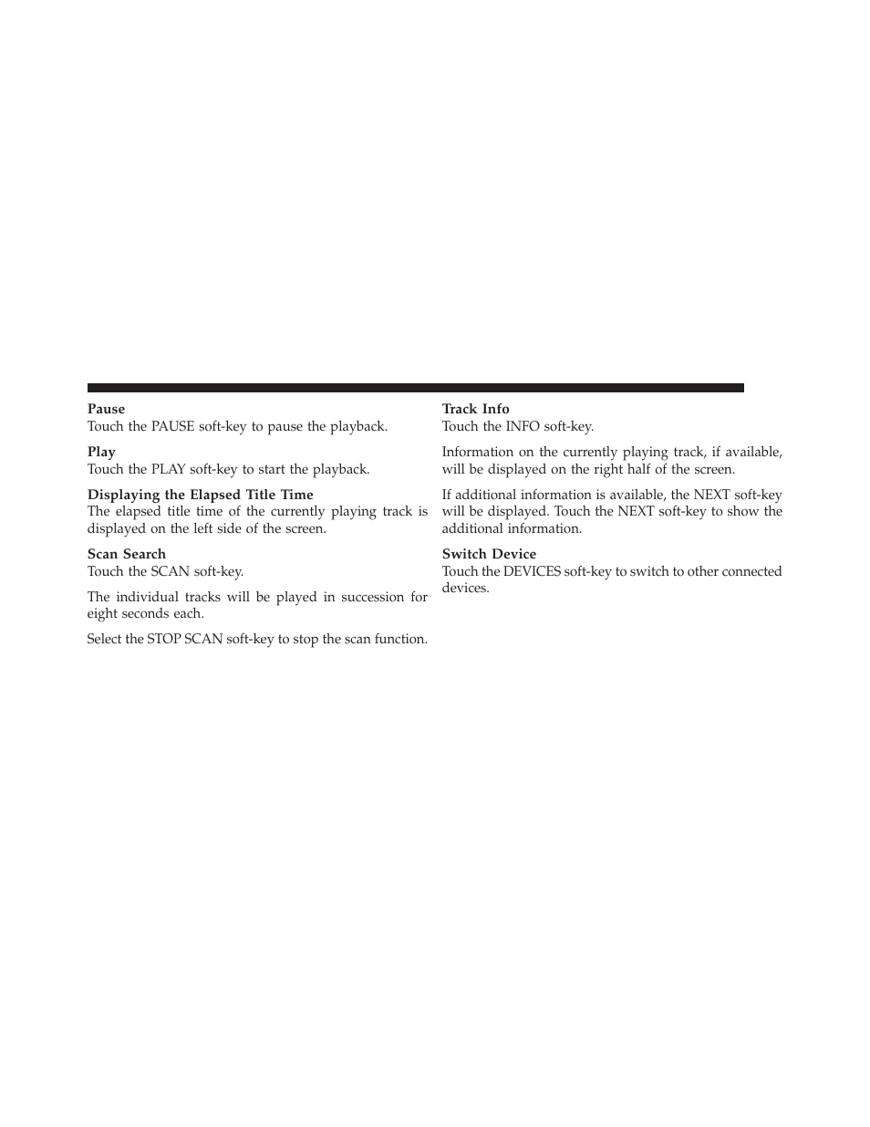 Ram Trucks MEDIA CENTER 730N for Jeep User Manual | Page 106 / 210