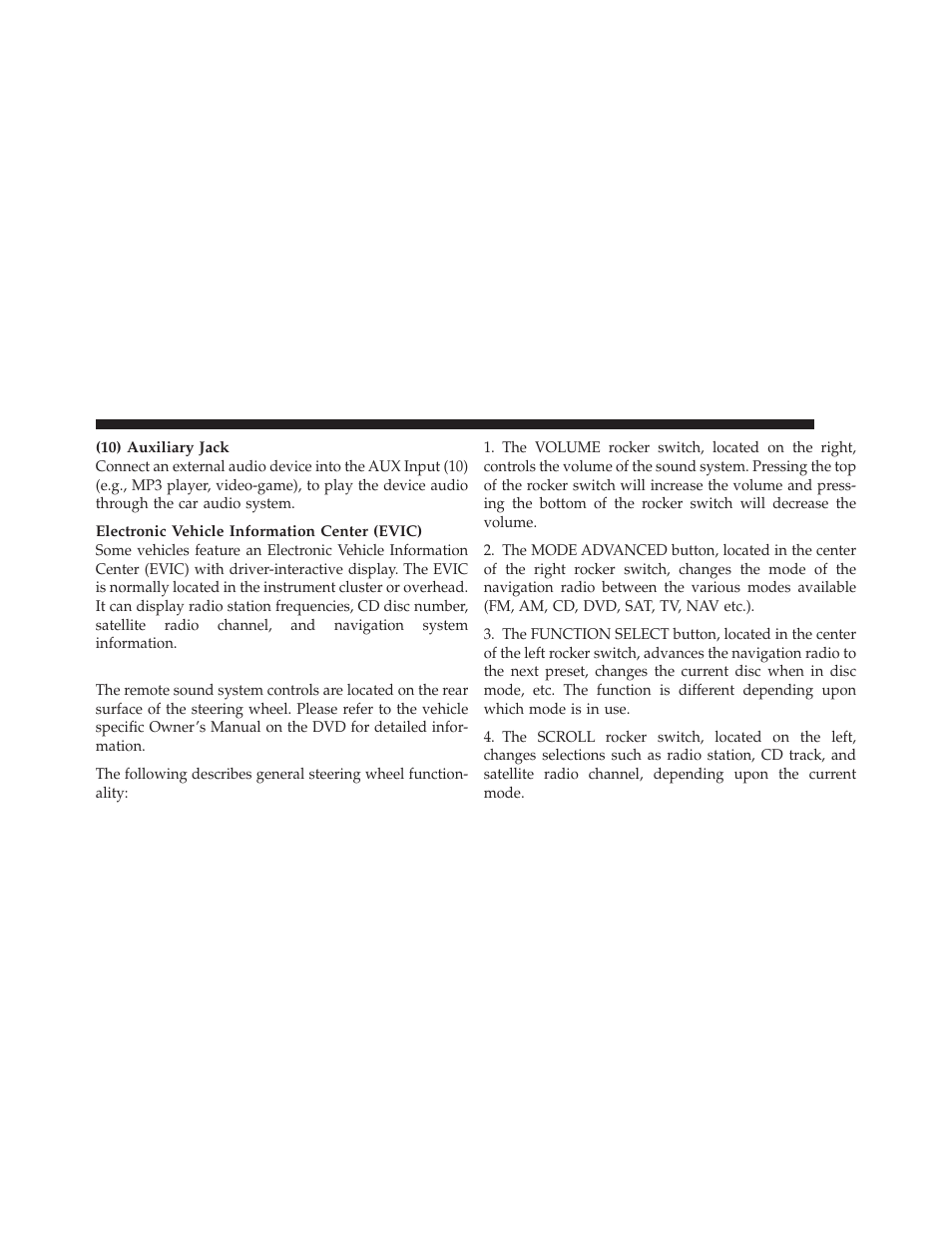 Steering wheel mounted controls (if equipped), Steering wheel mounted controls, If equipped) | Ram Trucks MEDIA CENTER 730N for Jeep User Manual | Page 24 / 210